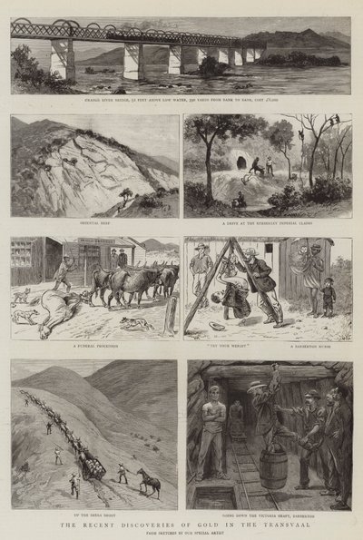 Los recientes descubrimientos de oro en el Transvaal de William Ralston